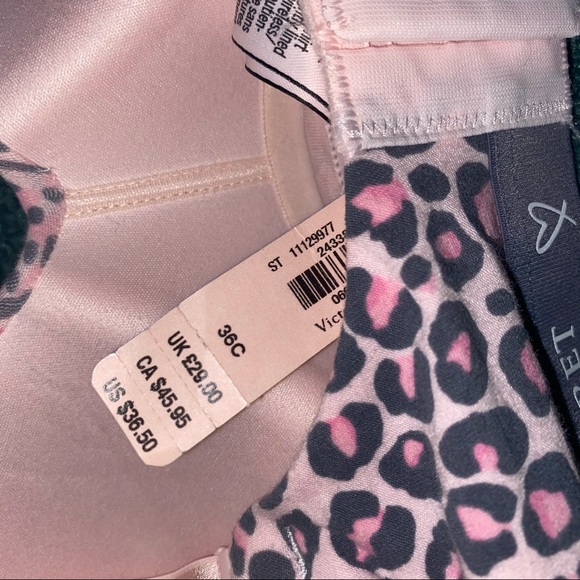 NWT Victoria’s Secret Pink Leopard Bra - Picture 4 of 4
